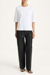 Black oversized leather trousers Stylein Victoria