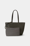 mini totebag yacht shopper stylein dark mud inner bag