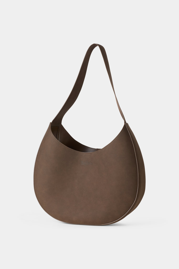 Yardly faux leather shoulder bag coffee  stylein packshot