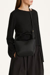 Youness mini bucket bag black stylein side model image