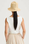Yuri crocheted bucket hat stylein model image back