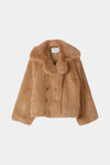 camel faux fur jacket stylein hazel packshot