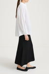black a-lined mohair skirt stylein nanie side