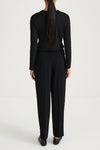 black ankle length suit trousers stylein berga back