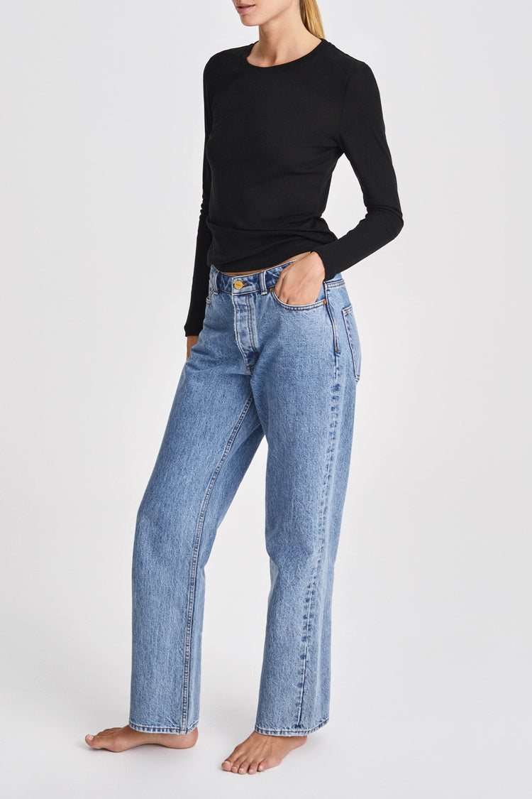 black longsleeve top stylein neapel side