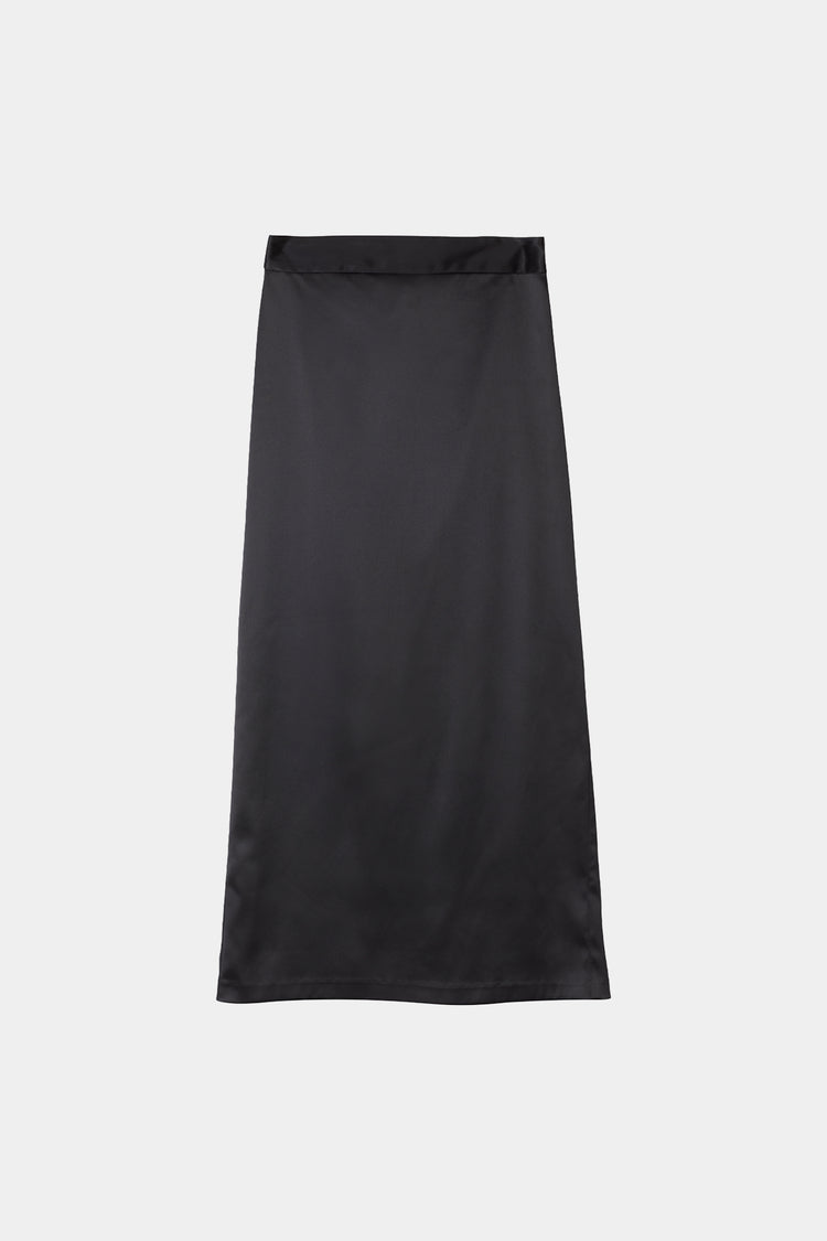 black skirt satin stylein bondeno packshot