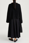black knitted mohair sweater stylein niclas back