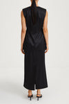 black satin vest stylein balina back
