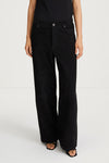 suede trousers black stylein victory close up