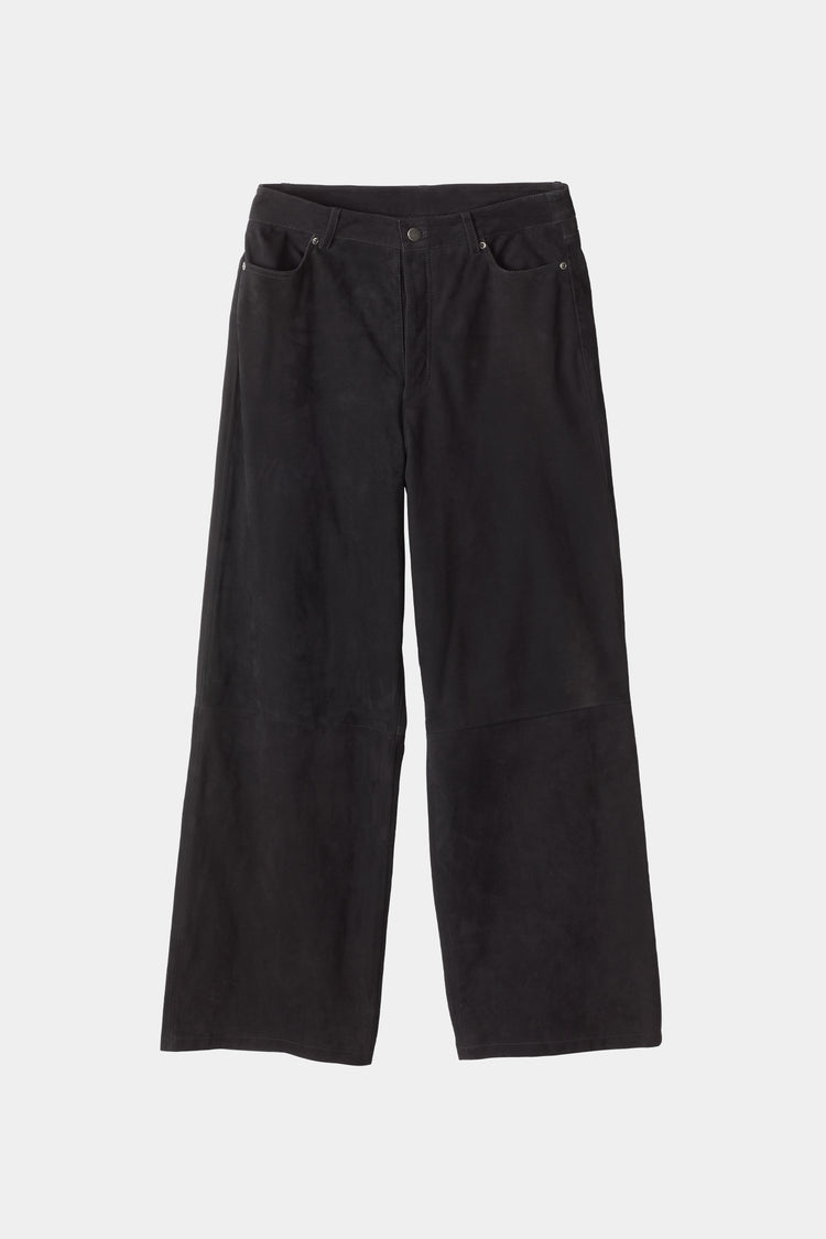 suede trousers black stylein victory packshot