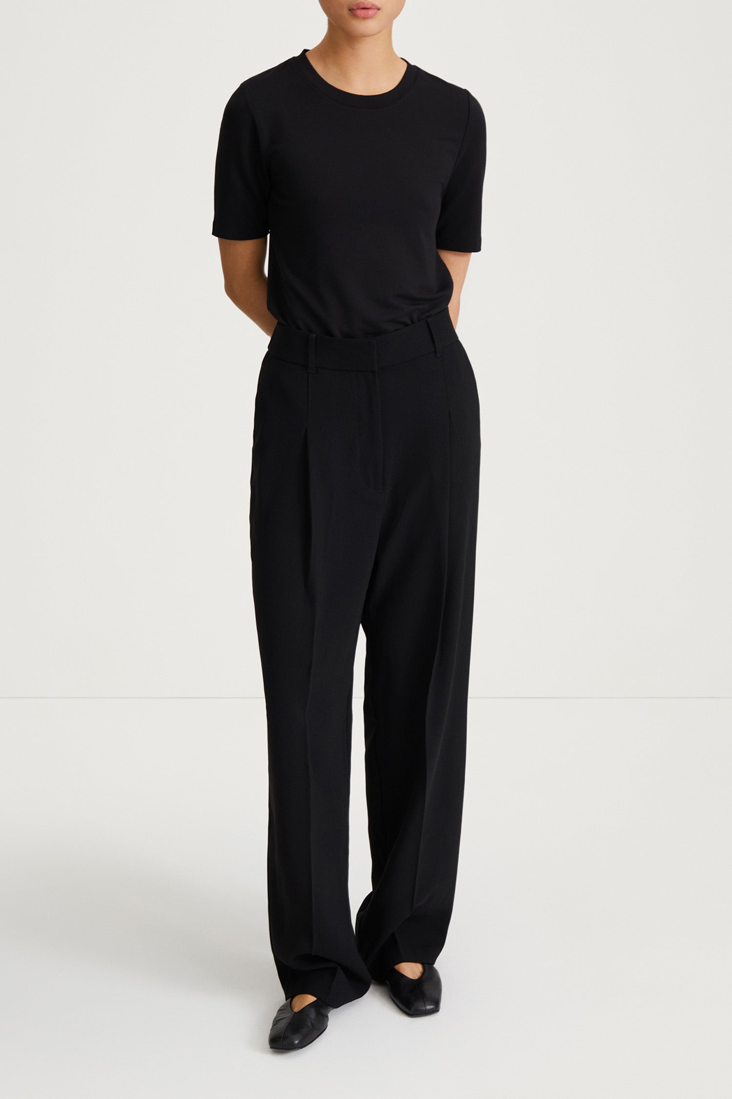 black suit trousers stylein boville back front