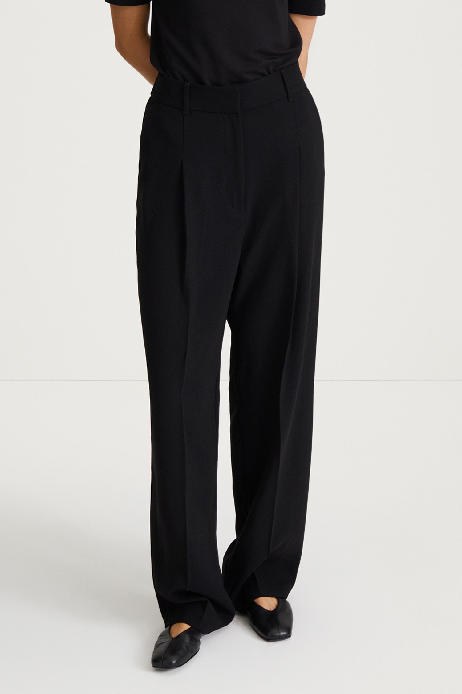 black suit trousers stylein boville back zoomed