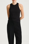 black tank top stylein case close up