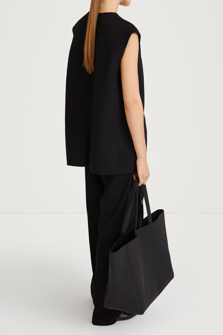 black vest wool stylein tatum back