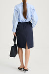 Janis shirt light blue stylein back image