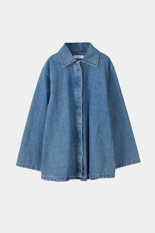 karen denim jacket vintage blue stylein packshot