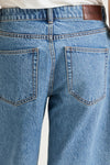 blue denim shorts stylein kim detail