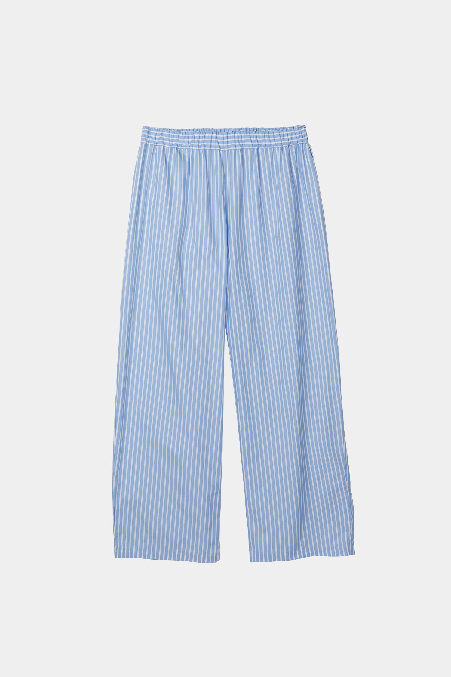Jessie trousers wide relaxed blue white stripe stylein packshot