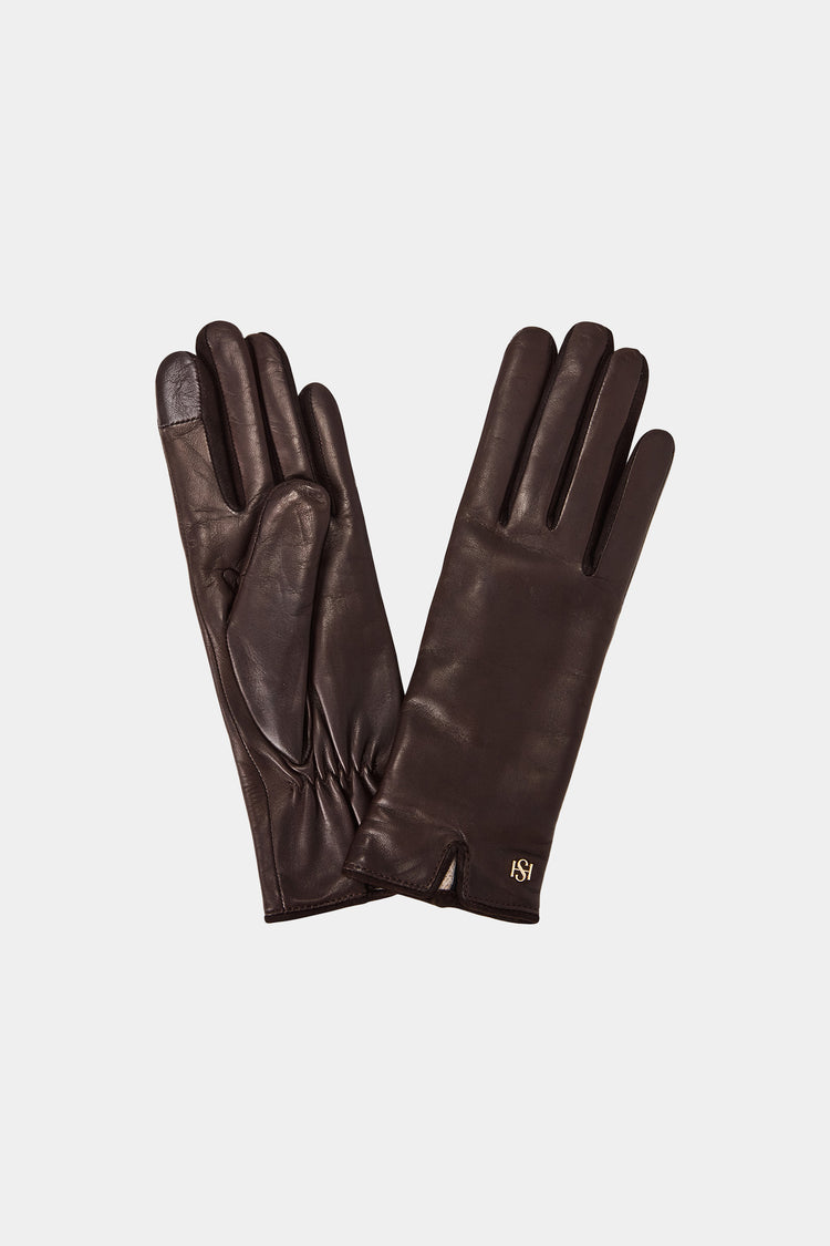 brown leather gloves handsome essentials