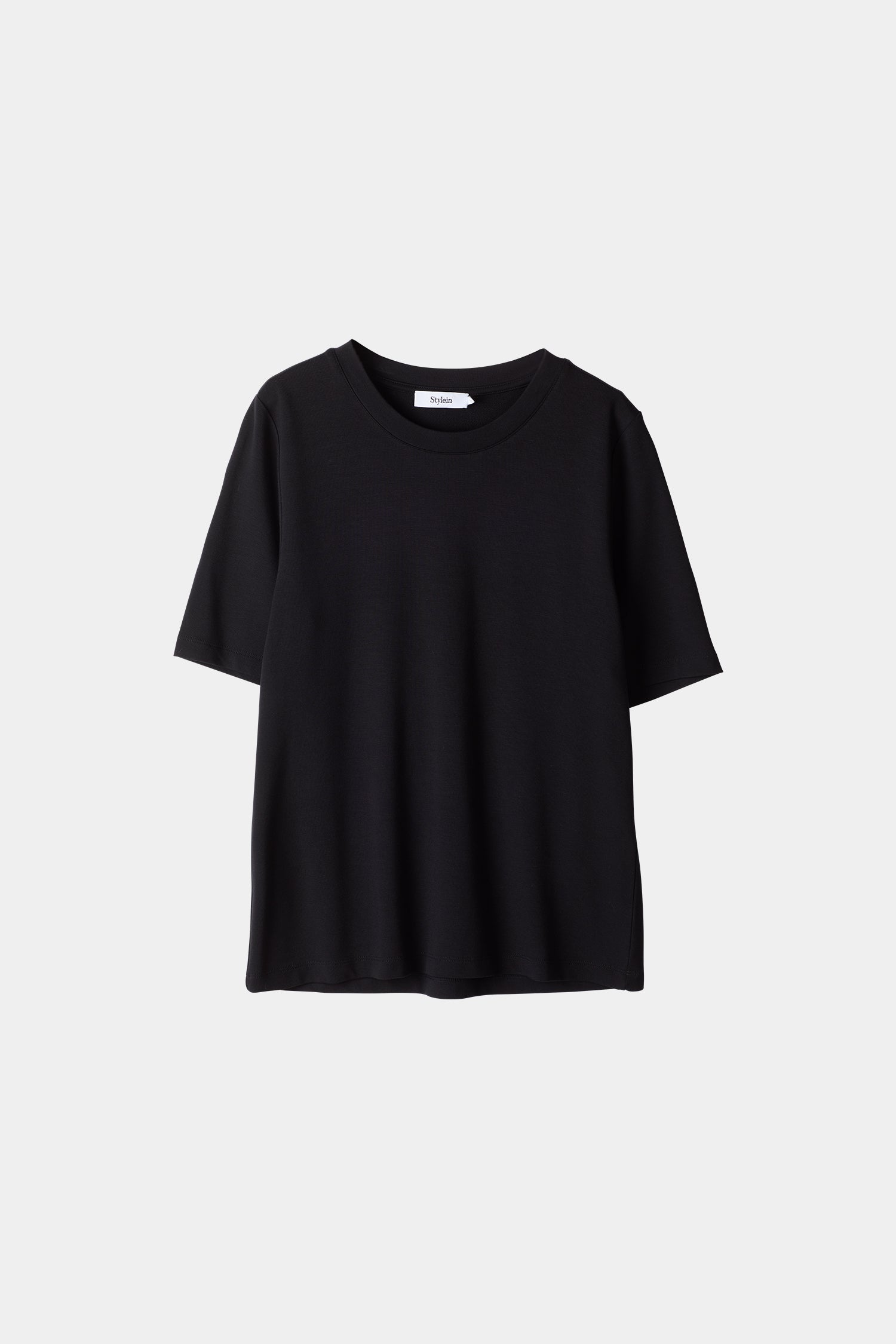 black tshirt jersey stylein chambers packshot