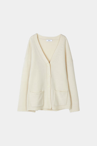 cream knitted cardigan stylein helia packshot