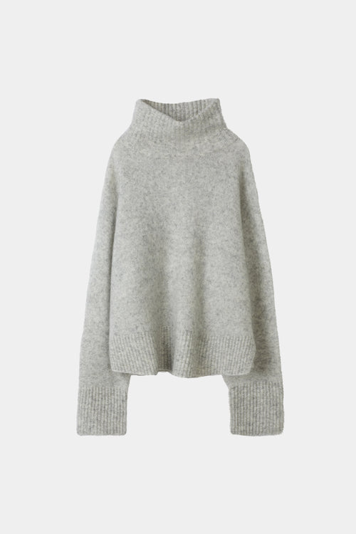 grey knitted polo sweater stylein nike  packshot