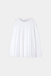 OVERSIZED COTTON LONG SLEEVE TOP - JIM WHITE