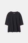 Joyce tshirt oversized boxy black stylein packshot