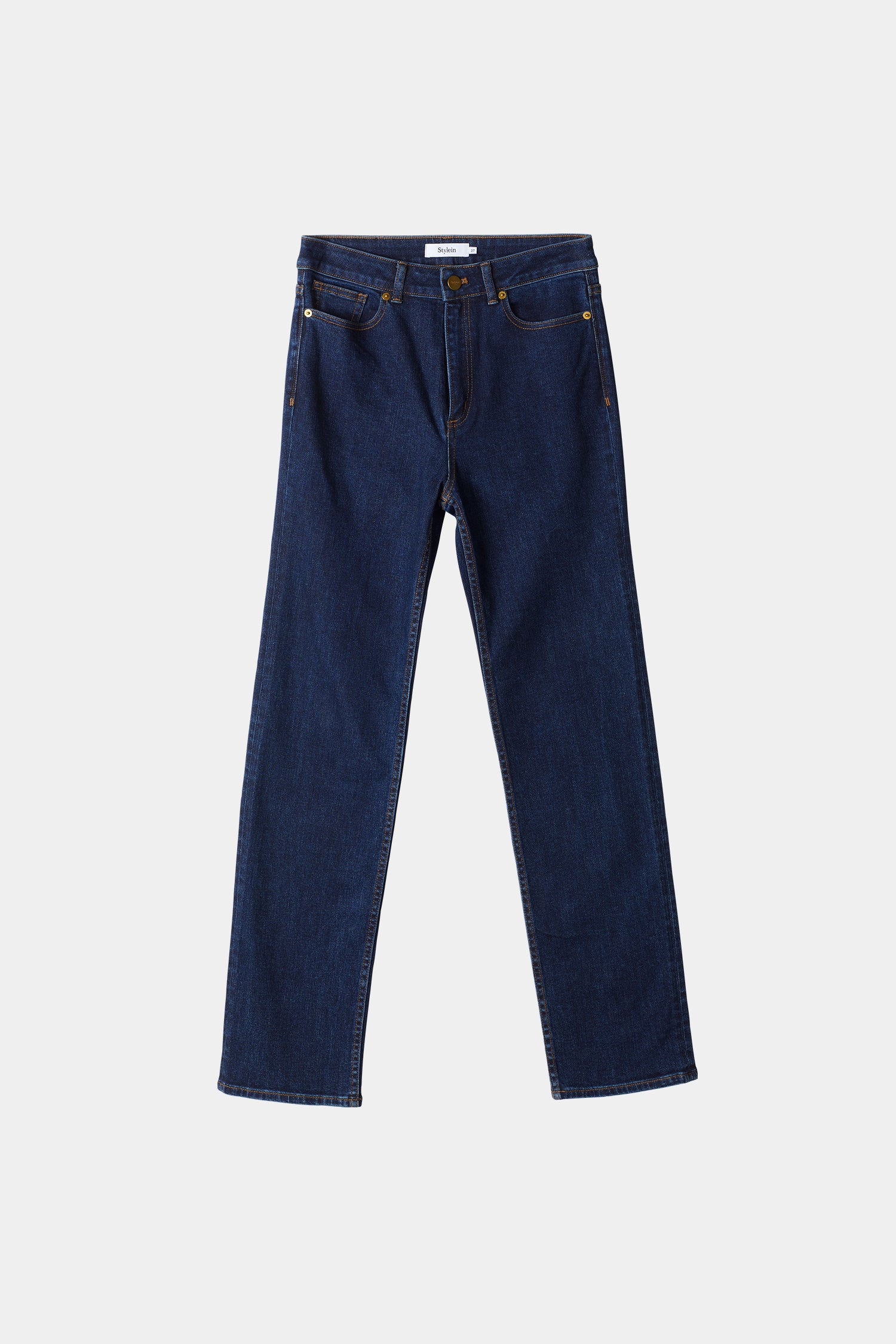slim-fit high waist dark blue denim kaden stylein packshot
