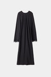 black dress crepe lace trim sleeve stylein margo packshot