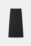 Claudi long skirt jersey subtly flared black stylein packshot