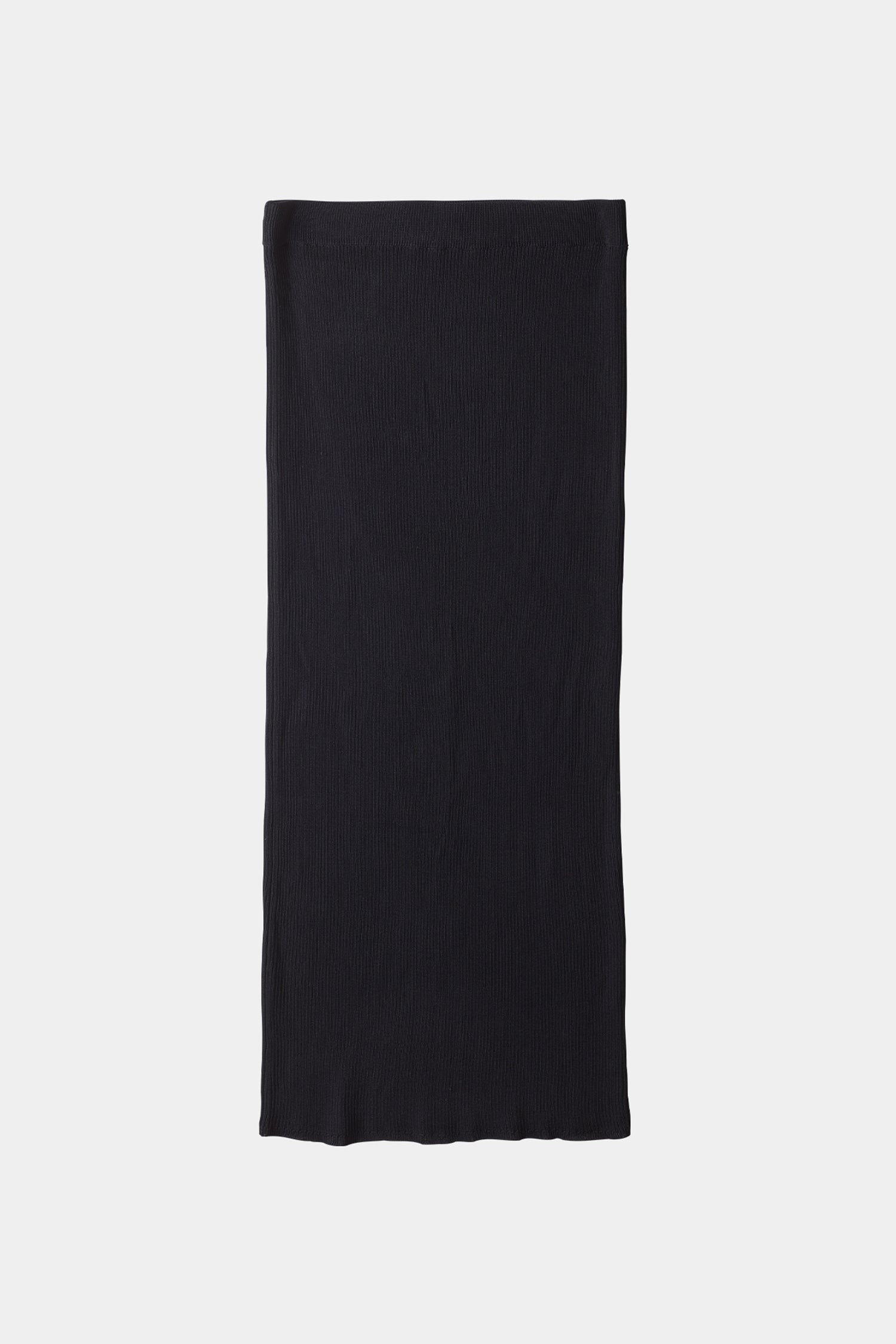Pomerola skirt maxi fine knit black stylein packshot