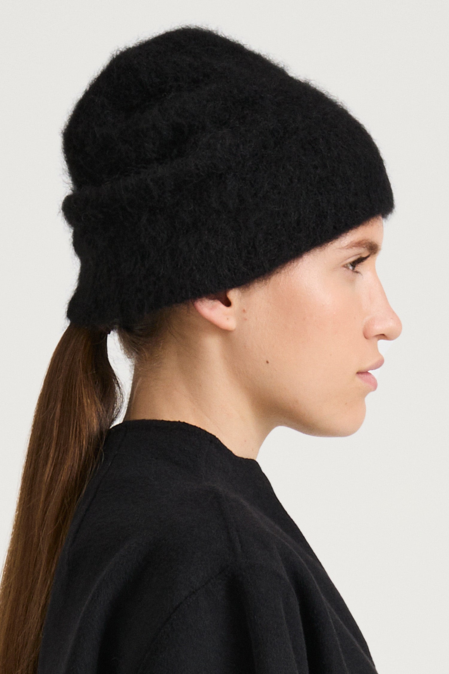 mohair knitted hat stylein nyla detail