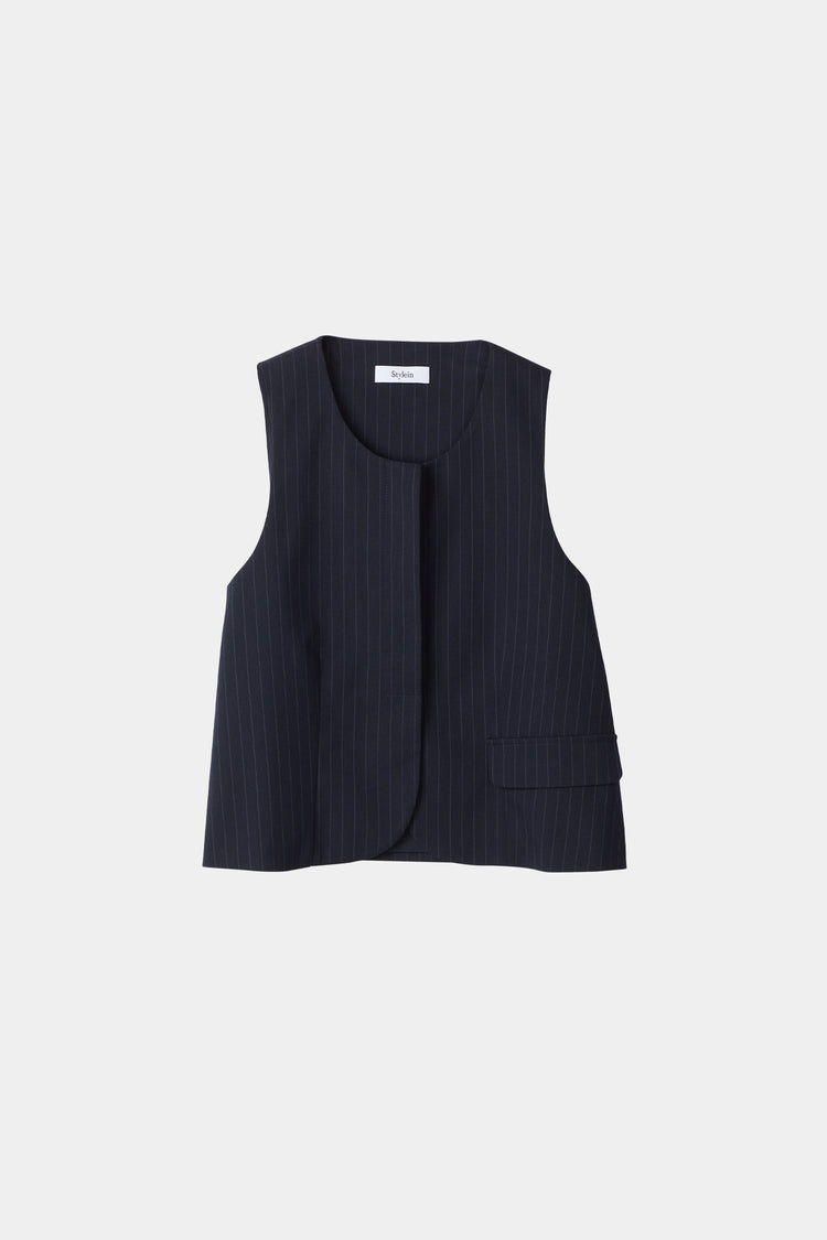 navy pinstripe vest stylein brixen packshot
