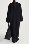 navy wool coat long stylein talani back