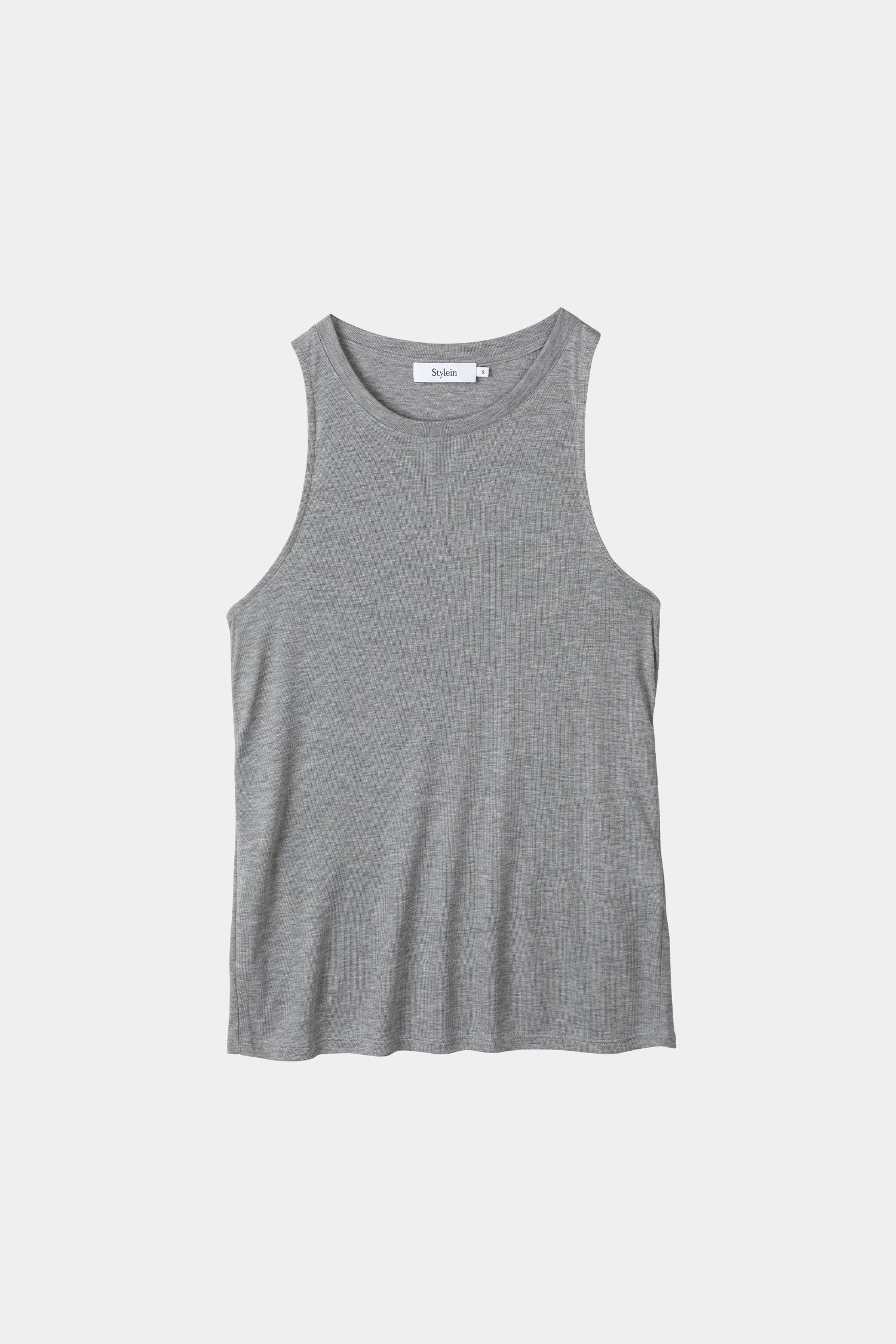 nicia top grey sleeveless stylein packshot