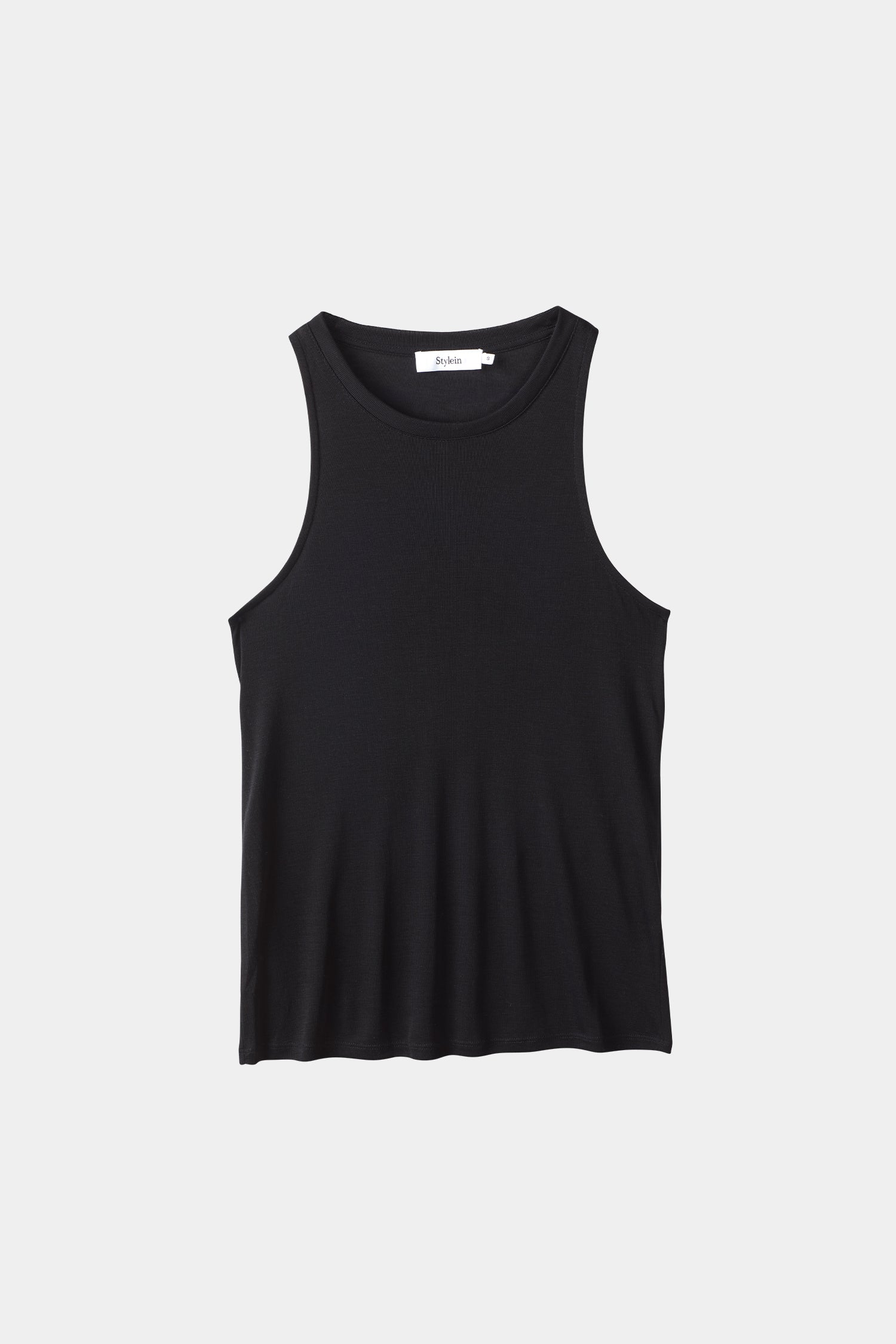 nicia top black sleeveless stylein packshot 