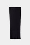 Perina skirt rib knitted mid length black stylein packshot