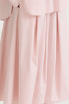Jorina pink cotton a lined midi skirt Stylein  model image close