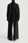 sheer black trousers bitonto stylein back