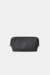 VEGAN LEATHER COSMETIC BAG - YANI MINI BLACK STRUCTURED