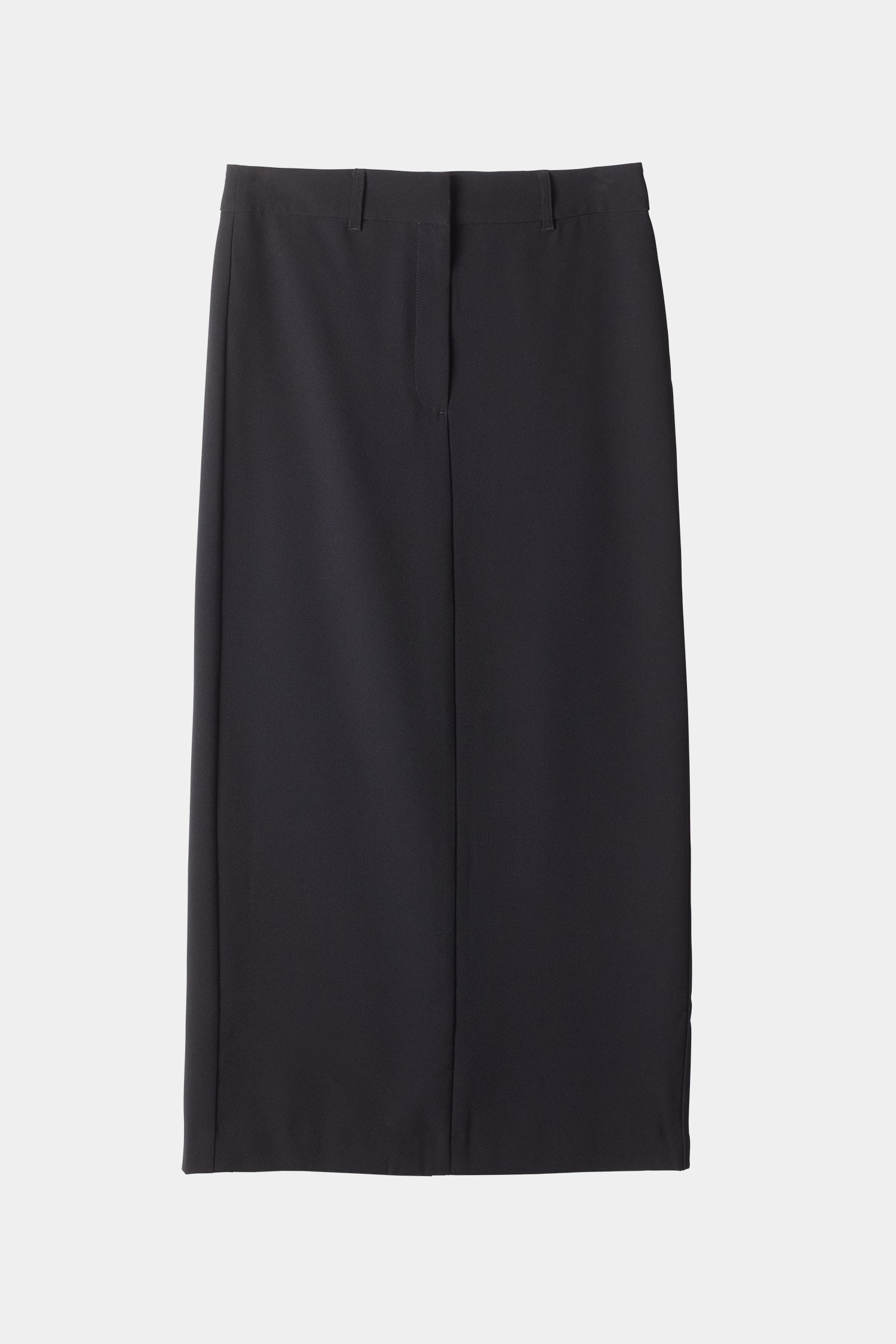 black ankle length skirt crepe stylein berkeley packshot