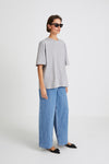 OVERSIZED COTTON T-SHIRT - JIM GREY