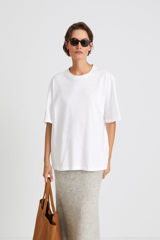 OVERSIZED COTTON T-SHIRT - JIM WHITE