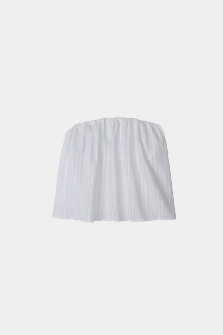 Jesolo top bandeau crochet pattern white stylein packshot