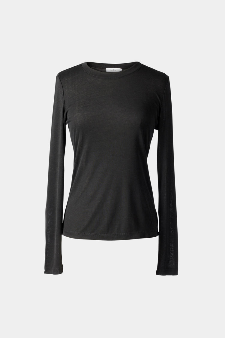 black longsleeve top stylein neapel packshot