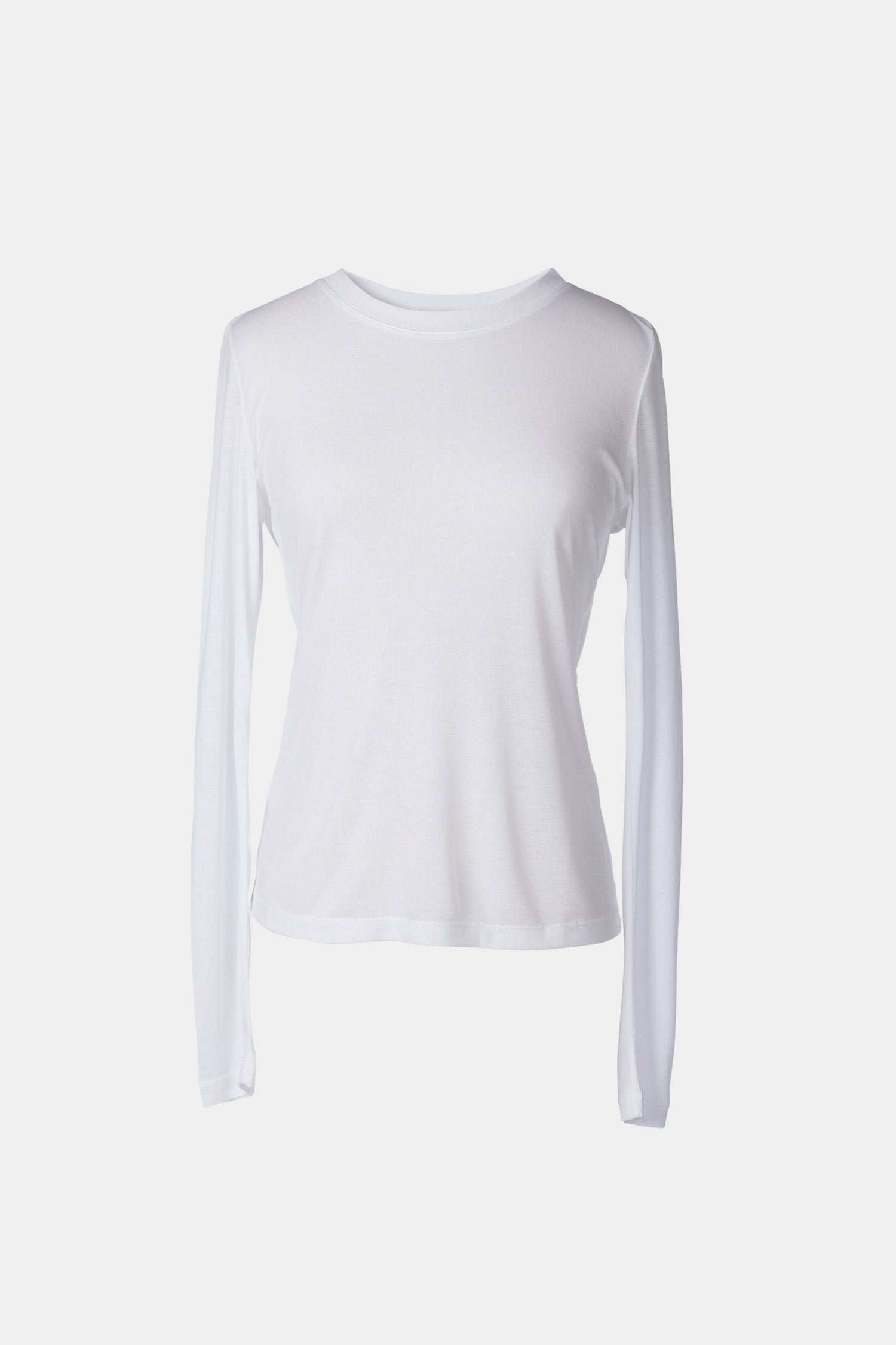 white longsleeve top stylein neapel packshot