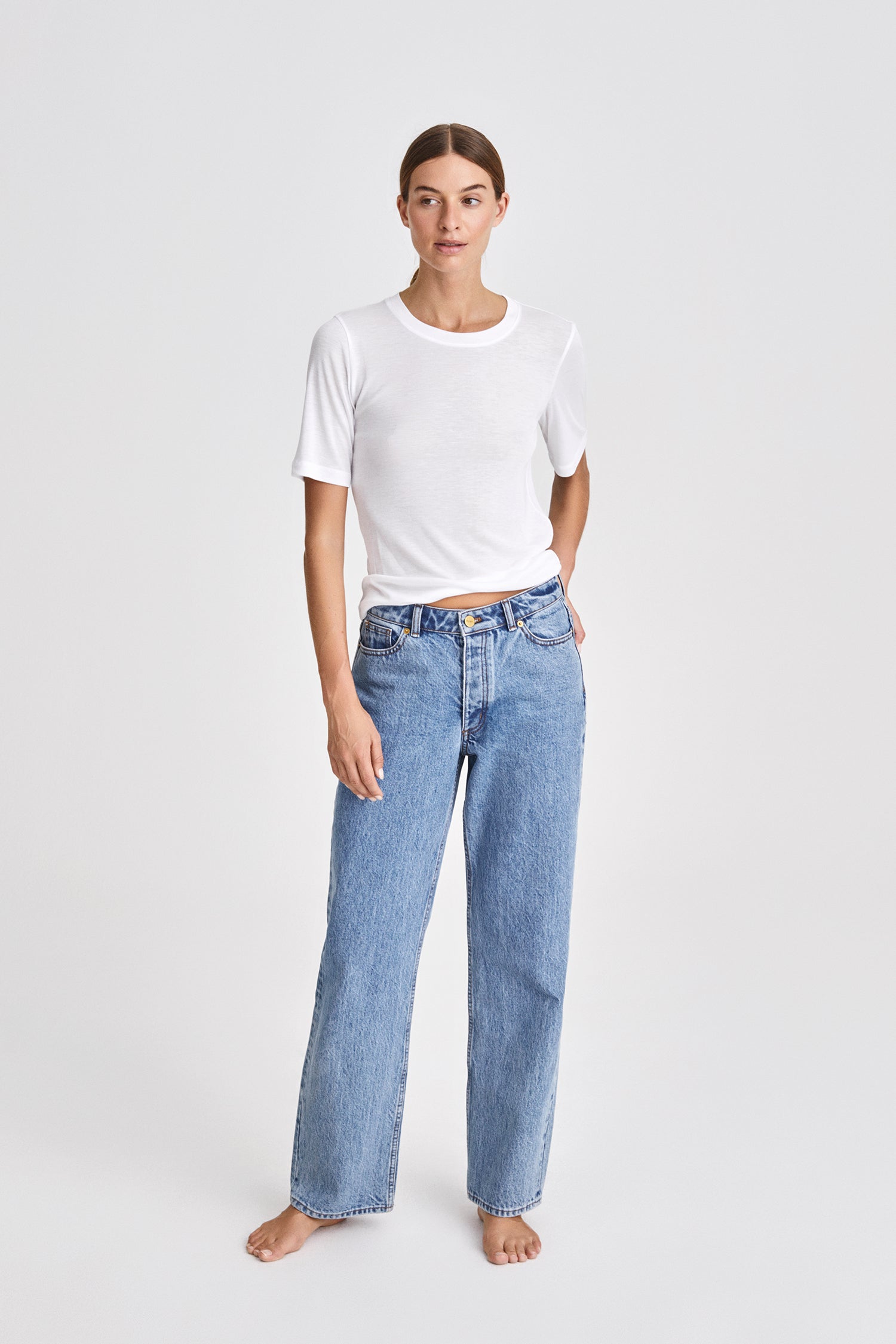 nickie top tshirt white stylein front
