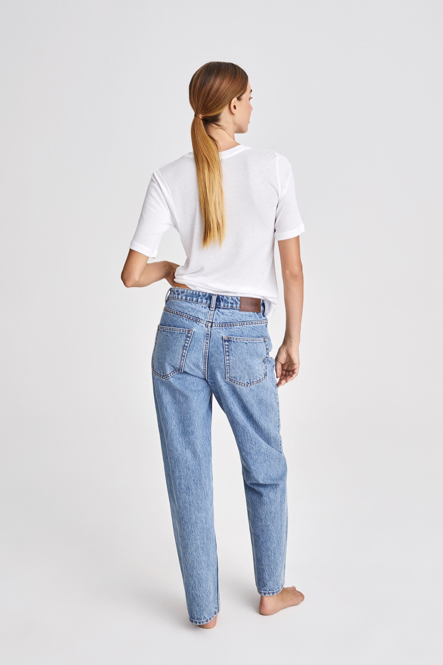 nickie top tshirt white stylein back
