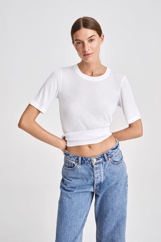 nickie top tshirt white stylein front